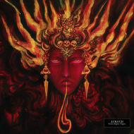 AUROCH Stolen Angelic Tongues LP , Red / Orange / Magenta Tri-Color Merge With Neon Yellow Splatter [VINYL 12"]
